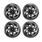 Calota Spider Black Silver Aro 15 Renault Clio Sandero