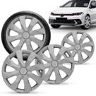 Calotas Aro 14 Prime Prata Polo Track 2023 a 2025 Jogo com 4