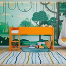 Cama Alta Infantil em Madeira e MDF Sureleve Yescasa