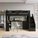 Cama Alta Infantil/juvenil Star Plus Office Multifuncional Casatema MadeiraOriginals