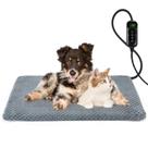 Cama aquecida para cães INVENHO à prova d'água com temperatura ajustável. Temporizador