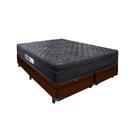 Cama Arezzo Baú Queen Box Black Molas Ensacadas Marrom Cama Arezzo Baú Queen Box Black Molas Ensacadas Marrom