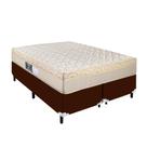 Cama Arezzo Queen Box Molas Ensacadas Marrom