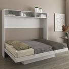 Cama Articulada Casal Horizontal com Nichos e Prateleiras Cm8043
