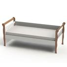Cama Babá Júlia Branco Acetinado Amadeirado - Carolina Móveis Cama Babá Júlia Branco Acetinado Amadeirado - Carolina Móveis