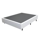 Cama Base Box Casal Branco Sintético 38x138x188 Cama Base Box Casal Branco Sintético 38x138x188