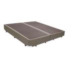 Cama Base Box King Bipartido Bege Sintético 38x193x203