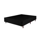 Cama Base Box Queen Size ComfortMax 158x198x25 Bege ou Preto