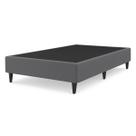 Cama Base Box Solteiro em Veludo Premium Design Moderno Luxo