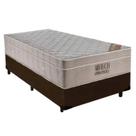 Cama Base Solteiro Marrom Colchão Molas Ensacadas Airtech SpringPocket 88x188 - Ortobom
