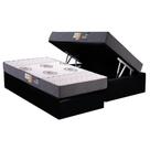 Cama Baú+Colchão Polar D45 Pérola Fort Black 88x188 Cama Baú+Colchão Polar D45 Pérola Fort Black 88x188