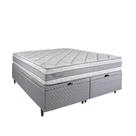 Cama Baú King Herval Alba, Molas Ensacadas, 72x193x203 cm