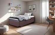 Cama Baú Serenelife em Madeira de Eucalipto