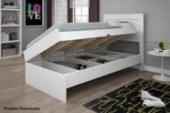 Cama Bau Solteiro Framar Larissa Branco