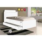 Cama Bau Tamires Branco Com Bau E Com Cama Auxiliar