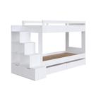 Cama Beliche Com Colchão Infantil Branco Completa Cama Beliche Com Colchão Infantil Branco Completa