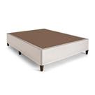 Cama Box Base Casal ClickBox Bordado White (138x188x28) - Herval