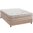 Cama Box Base Casal Colchão Molas Ensacadas Herval Maxspring Angres Base CRC Suede Clean 138x188e