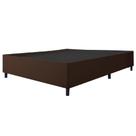 Cama Box Base Casal King 1,93m Suede Marsala