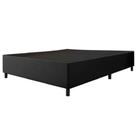 Cama Box Base Casal Queen 1,58m Suede Marsala Preto