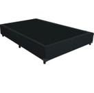Cama Box Base Casal Suede Preto Cama Box Base Casal Suede Preto