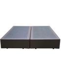 Cama Box Base King Bipartido Blindado Sintético Marrom Cama Box Base King Bipartido Blindado Sintético Marrom