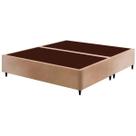Cama Box Base King Ortobom Sommier Linho Clean 193x203x30