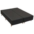 Cama Box Base King Universal Bordado Black (193x203x25) - Polar Cama Box Base King Universal Bordado Black (193x203x25) - Polar