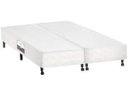Cama Box Base Queen Poli Tecido White (158x198x23) - Castor
