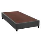 Cama Box Base Universal CRC Camurça Gray Solteiro 78x188