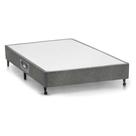 Cama Box Base Viúva Gold Star Suede Gray (128x188x27) - Castor
