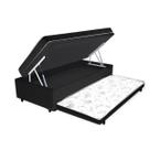 Cama Box Bau + Auxiliar + Colchão D23 188X8850