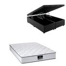 Cama Box Baú Bipartida Blindada com Colchão Doss Molas Ensacadas 30cm Queen Cama Box Baú Bipartida Blindada com Colchão Doss Molas Ensacadas 30cm Queen