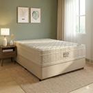 Cama Box Baú Bipartido Queen e Colchão Airtech Springpocket Molas Ensacadas Ortobom 158x198