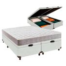 Cama Box Bau Blindado Casal + Colchão D23 Cama Box Bau Blindado Casal + Colchão D23