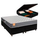 Cama Box Bau Blindado Queen + Colchão D23