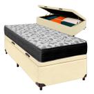 Cama Box Bau Blindado Solteiro + Colchão D33 Cama Box Bau Blindado Solteiro + Colchão D33