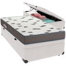 Cama Box Baú Branco E Colchão Light Espuma D33 Solteiro Ortobom Cama Box Baú Branco E Colchão Light Espuma D33 Solteiro Ortobom