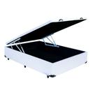 Cama Box Baú Casal 138 Bello Box - Tecido Sintético Branco