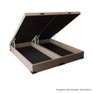 Cama Box Bau Casal Bipartido Suede(1.38X1.88)