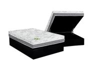 Cama Box Baú Casal Blindado + Colchão Espuma D33 - Aspen - Luckspuma - 138x188x62