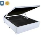 Cama Box Baú Casal Branco Basic 138x188x34x20interno