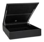 Cama Box Baú Casal Cinza 138x188 Sintético