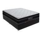 Cama Box Baú Casal Colchão Airtech Antares (138x188x60) Molas Ensacadas - Ortobom - Preto Cama Box Baú Casal Colchão Airtech Antares (138x188x60) Molas Ensacadas - Ortobom - Preto