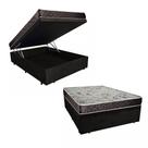 Cama Box Baú Casal Colchão Anny Espuma D23 NK Camas + Box Suede 61x138x188