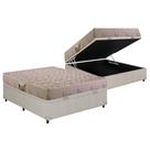 Cama Box Baú Casal: Colchão Espuma D33 Herval Cannes Double Face + Base CRC Courano Clean(138x188)