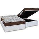 Cama Box Baú Casal: Colchão Espuma D45 Ortobom / EP ISO 150 Mega Firme + Base CRC Courano White(138x188) Cama Box Baú Casal: Colchão Espuma D45 Ortobom / EP ISO 150 Mega Firme + Base CRC Courano White(138x188)