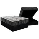 Cama Box Baú Casal: Colchão Espuma D45 Paropas Pasquale Wave Black + Base CRC Suede Black (138x188) Cama Box Baú Casal: Colchão Espuma D45 Paropas Pasquale Wave Black + Base CRC Suede Black (138x188)