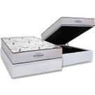 Cama Box Baú Casal: Colchão Espuma Ortobom High Foam + Base CRC Courano White(138x188) Cama Box Baú Casal: Colchão Espuma Ortobom High Foam + Base CRC Courano White(138x188)