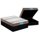 Cama Box Baú Casal: Colchão Espuma Probel D33 / EP Guarda Costas PróIntense Double Face + Base CRC Suede Black(138x188) Cama Box Baú Casal: Colchão Espuma Probel D33 / EP Guarda Costas PróIntense Double Face + Base CRC Suede Black(138x188)